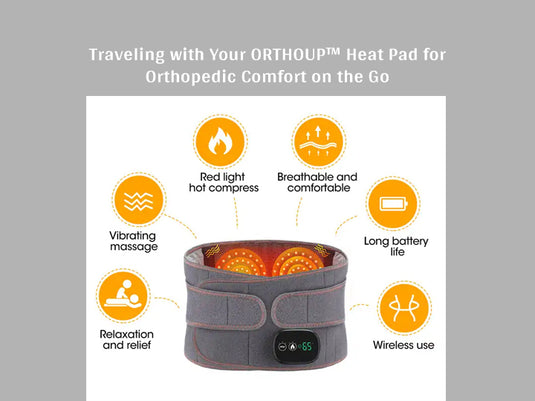 Unwind Anywhere: Traveling with Your ORTHOUP™ Heat Pad for Orthopedic Comfort on the Go